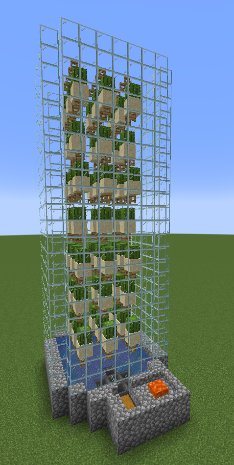 Minecract Starter Cactus Farm schematic (litematic)